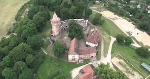 Burg Stargard - aus der Luft - Schlösser und Burgen des Nordens - copter-drone.com