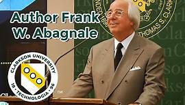 Catch Me If You Can Author Frank W. Abagnale Speaks at Clarkson University