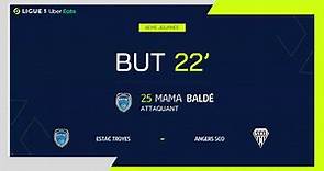 Goal Mama Samba BALDÉ (22' - ESTAC) ESTAC TROYES - ANGERS SCO (1-1) 21/22