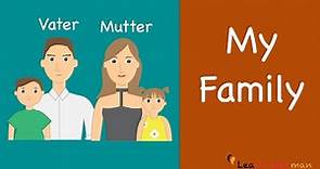 Learn German | German Speaking | Meine Familie | My Family | Sprechen - A1