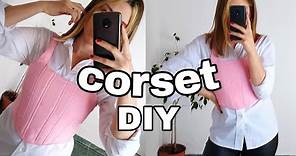 DIY CORSET TOP - cómo hacer un corset *PASO A PASO
