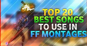 Top 20 Best Songs To Use In Free Fire Montages Video || Top 20 Free Fire Montage Songs 2020