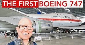 Detailed tour through the FIRST Boeing 747 prototype - RA001 at the Museum of Flight in Seattle