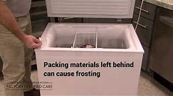 How to prevent frost in your chest freezer
