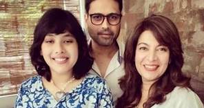 Divya Seth with Husband & Daughter