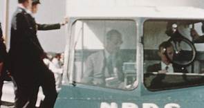 Earl Mountbatten attends an air show in 1960