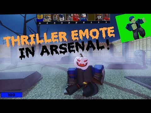 Roblox Id For Thriller Zonealarm Results - how to get emotes in roblox arsenal
