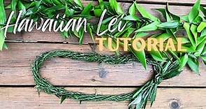 How to Make a Ti Leaf Twisted Hawaiian Lei