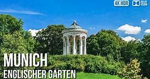 Englischer Garten Park, Munich - 🇩🇪 Germany [4K HDR] Walking Tour
