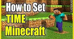 How to Set the Time In Minecraft PS4, Xbox and PC (Day, Sunrise, Night)