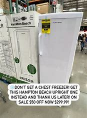 ❄️Don’t get a chest freezer! Get this Hampton beach upright one instead and thank us later! On sale $50 off now $299.99! Check your local store for price and availability! #costcodeals #costco @hamiltonbeach | Costco Deals