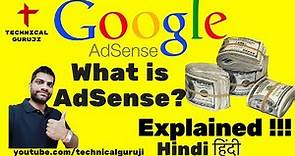 [Hindi] What is Google AdSense? Explained in Detail