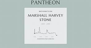 Marshall Harvey Stone Biography - American mathematician
