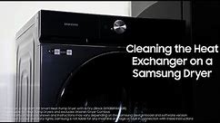 Cleaning the Heat Exchanger on a Samsung Dryer