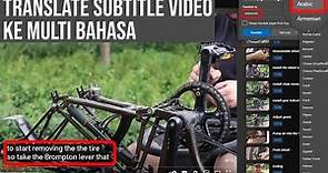 Cara translate subtitle Bahasa Inggris ke Indonesia pake browser | English video with subtitle
