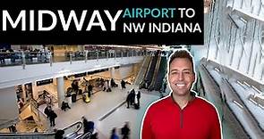 Midway Airport, Chicago - COMPLETE VIDEO TOUR (Driving to, Parking, Shuttle, Check-in, Gate Tour)