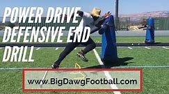 POWER DRIVE - Defensive End Drill #1 - American Football Drills