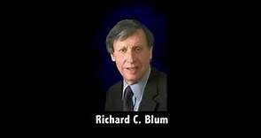 Richard Blum: Reflecting on Career, Importance of One's Word, Driven by Curiosity