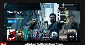 Create a movie website HTML & CSS and JAVASCRIPT | Movie Website Html and css