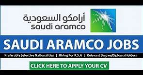 Aramco jobs | Saudi Arabian Oil Co | Careers 2023