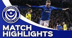 Highlights: Portsmouth 2-1 AFC Wimbledon