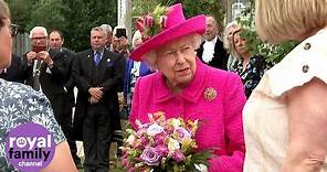 The Queen Visits Queens' College in Cambridge