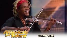 Brian King Joseph: Viral Violinist Known As “The King Of Violin” WOWS! | America's Got Talent 2018