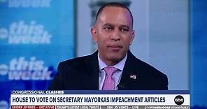 Leader Jeffries on ABC's This Week with George Stephanopoulos