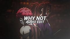 why not - ghostface playa [edit audio]