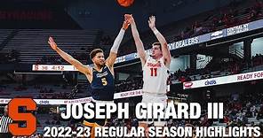 Joseph Girard III 2022-23 Regular Season Highlights | Syracuse Guard