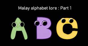 Malay alphabet lore: Part 1