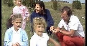 Swedish Royal Family Kungafamiljen på Öland 1984 Carl Philip Victoria Madeleine