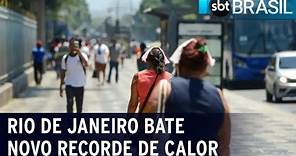 Rio de Janeiro chega aos 40,6º e bate recorde de calor | SBT Brasil (16/11/23)
