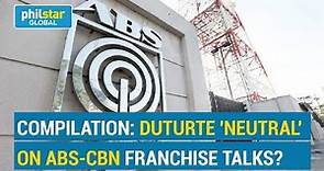 Duterte neutral on ABS-CBN's franchise bid? A history