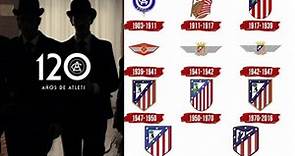 Así ha cambiado el escudo del Atlético de Madrid en su historia y una guerra que continúa