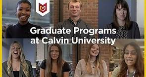 Graduate Programs at Calvin University | Master's Degrees Designed for You