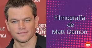 Todas las películas de Matt Damon | FILMOGRAFIA completa