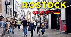 Walking Tour of Rostock, Germany 🇩🇪 | Rostock City Center and Old Town | 4K UHD | ASMR