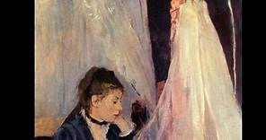 “La cuna” - pintura impresionista de Berthe Morisot