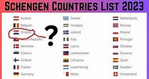 Schengen visa || 2023 Country in Schengen zone || Europion Countries of list in 2023 #schengenlist