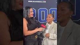 RED Carpet Interview with Adrienne Bailon-Houghton at Rookie USA during NYFW 2023 - Michelle Barone