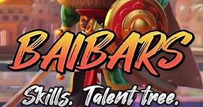 Skills, Talent tree, dan Gameplay Commander Epic Baibars #fyp #riseofkingdoms #riseofkingdomsindonesia #baibars #talenttree #commander