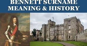 Bennett Surname History