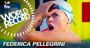 Federica Pellegrini breaks her own World Record at Rome 2009! | FINA World Championships