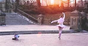 Ballet Dancer in New York Central Park