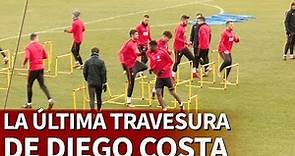 La última travesura de Diego Costa en el entrenamiento del Atleti| Diario AS