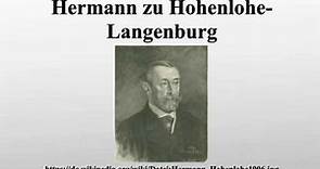 Hermann zu Hohenlohe-Langenburg