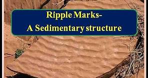 What is Ripple marks: A sedimentary structure