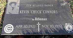 CHUCK CONNORS - Visiting "The Rifleman's" Grave Site At San Fernando Mission Cemetery, CA