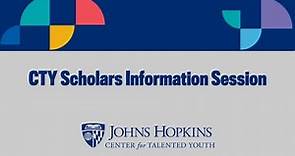CTY Scholars Information Session | Johns Hopkins Center for Talented Youth
